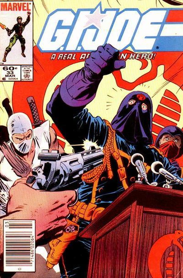 G.I. Joe, A Real American Hero (1982) #33 cover