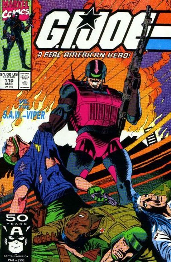 G.I. Joe, A Real American Hero (1982) #110 cover
