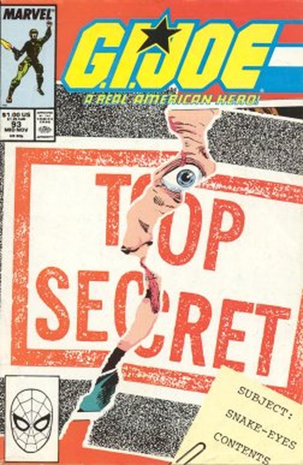 G.I. Joe, A Real American Hero (1982) #93 cover