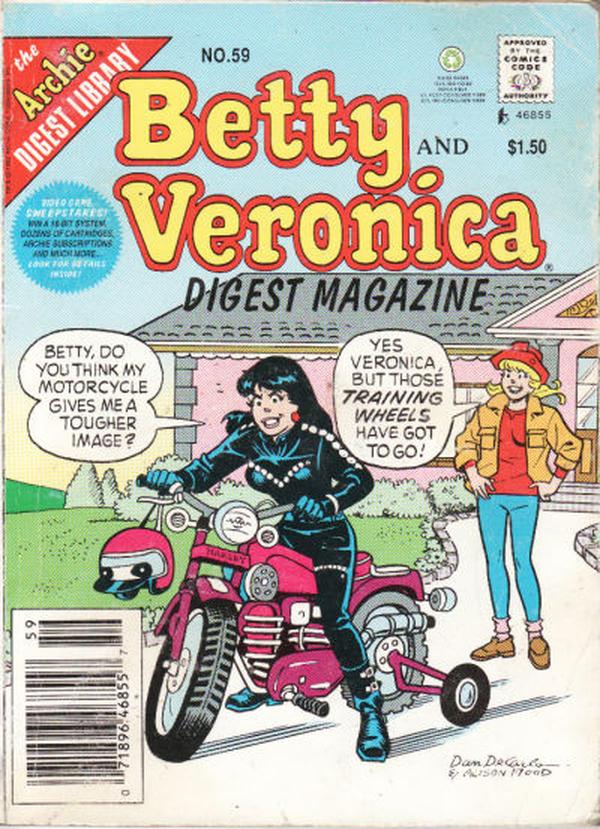 Betty and Veronica Comics Digest Magazine (1983) #59 cover
