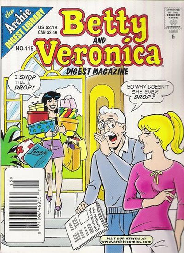 Betty and Veronica Comics Digest Magazine (1983) #115 cover