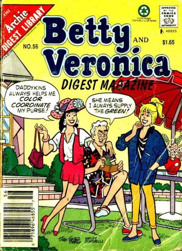 Betty and Veronica Comics Digest Magazine (1983) #56 cover