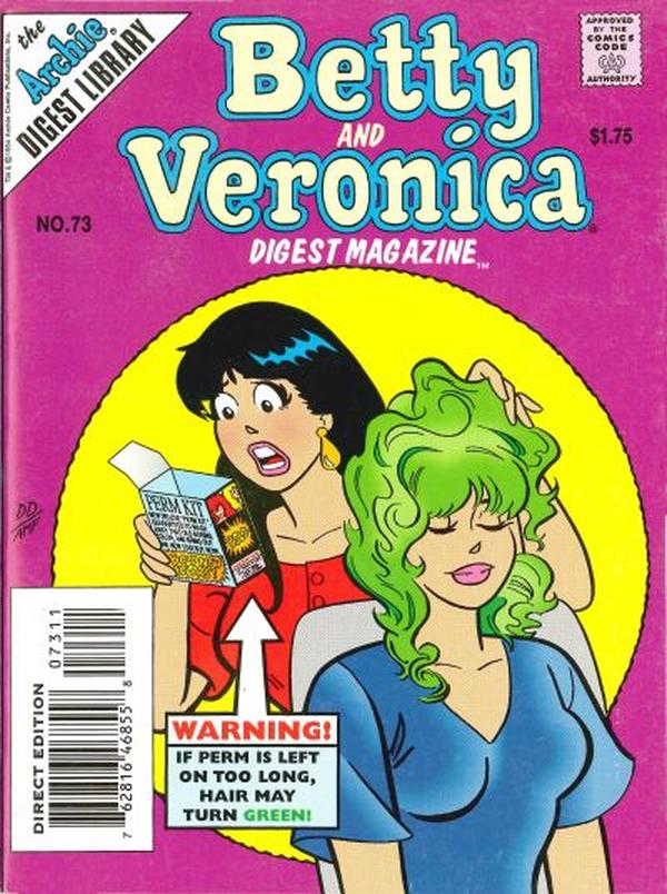 Betty and Veronica Comics Digest Magazine (1983) #73 cover