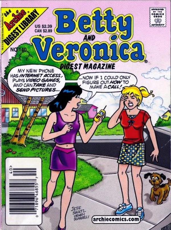 Betty and Veronica Comics Digest Magazine (1983) #140 cover