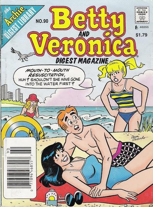 Betty and Veronica Comics Digest Magazine (1983) #90 cover
