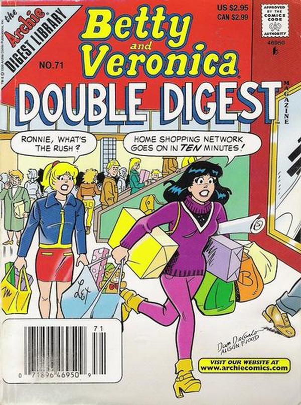 Betty & Veronica (Jumbo Comics) Double Digest #71 cover