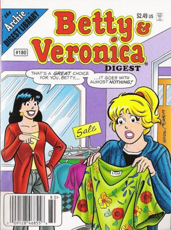 Betty and Veronica Comics Digest Magazine (1983) #180 cover
