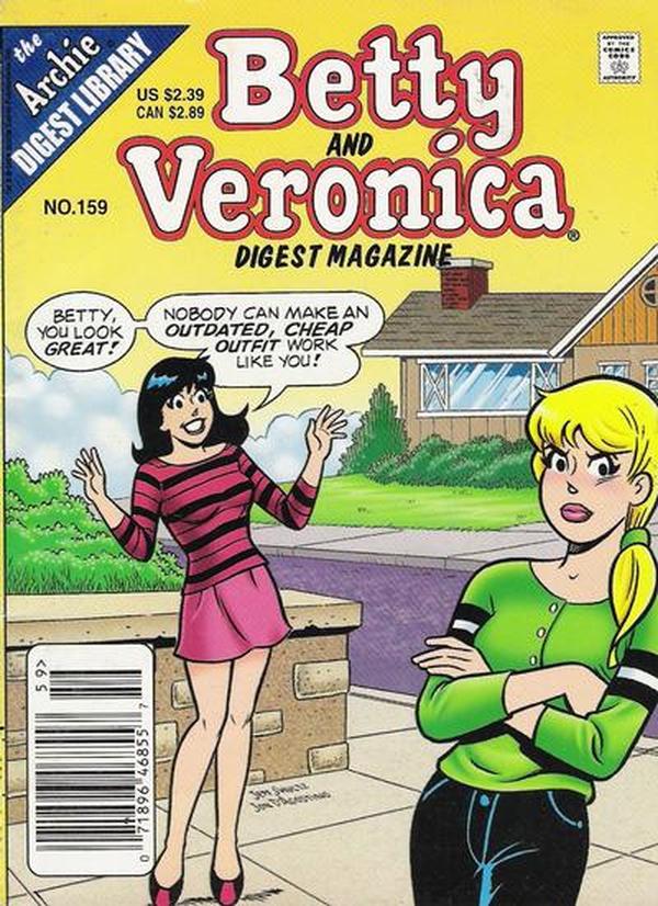 Betty and Veronica Comics Digest Magazine (1983) #159 cover