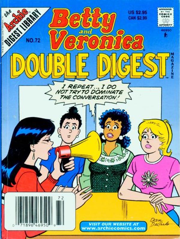 Betty & Veronica (Jumbo Comics) Double Digest #72 cover