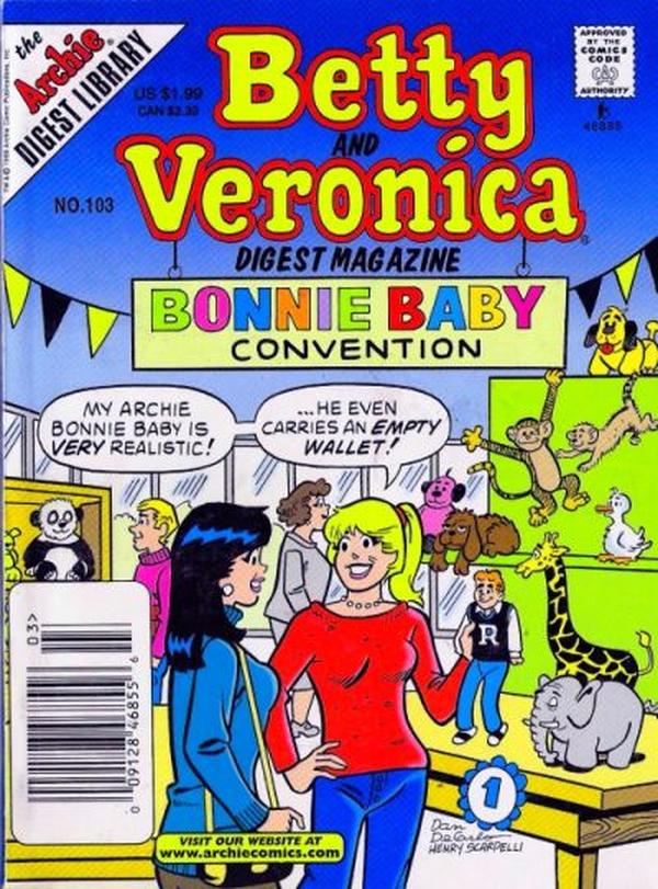 Betty and Veronica Comics Digest Magazine (1983) #103 cover