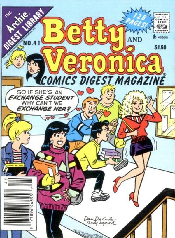 Betty and Veronica Comics Digest Magazine (1983) #41 cover