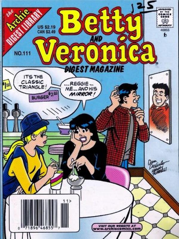 Betty and Veronica Comics Digest Magazine (1983) #111 cover