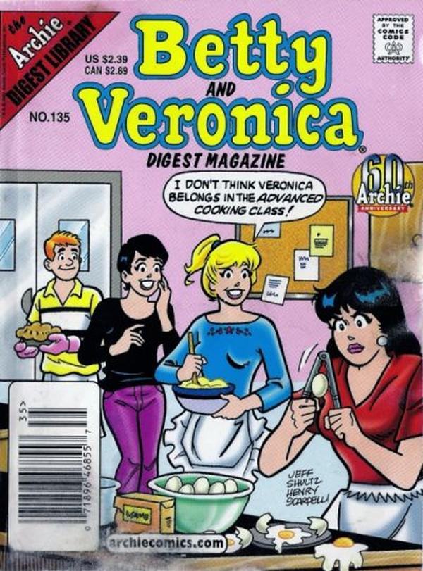 Betty and Veronica Comics Digest Magazine (1983) #135 cover