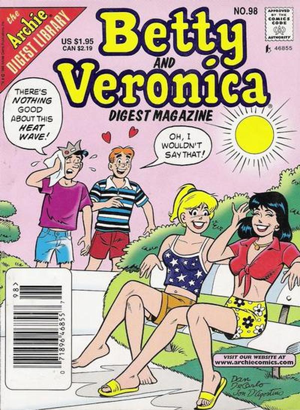 Betty and Veronica Comics Digest Magazine (1983) #98 cover