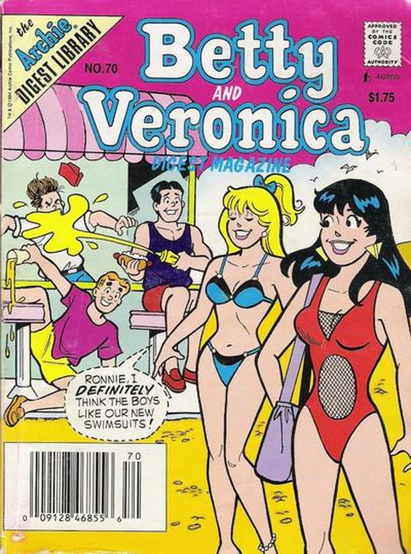 Betty and Veronica Comics Digest Magazine (1983) #70 cover