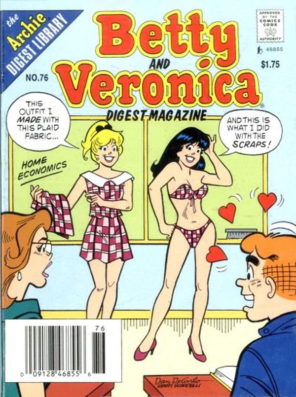Betty and Veronica Comics Digest Magazine (1983) #76 cover