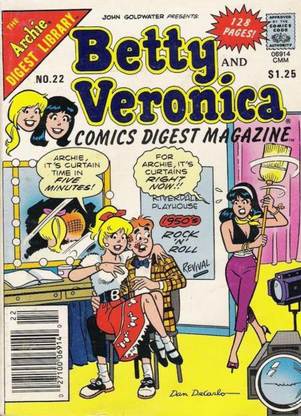 Betty and Veronica Comics Digest Magazine (1983) #22 cover