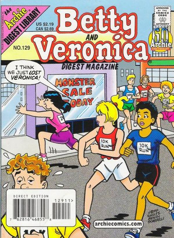 Betty and Veronica Comics Digest Magazine (1983) #129 cover