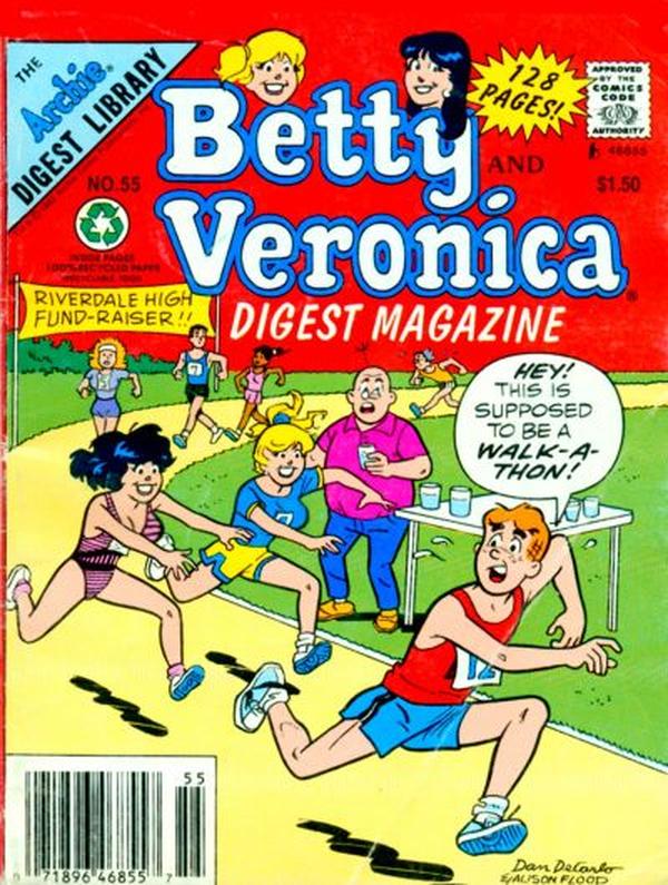 Betty and Veronica Comics Digest Magazine (1983) #55 cover