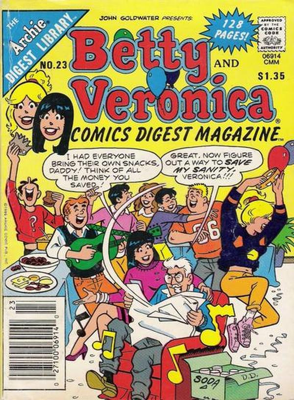 Betty and Veronica Comics Digest Magazine (1983) #23 cover