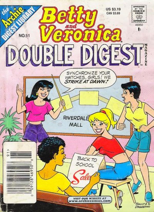 Betty & Veronica (Jumbo Comics) Double Digest #91 cover