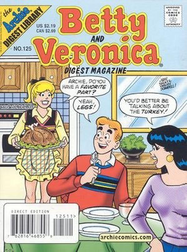 Betty and Veronica Comics Digest Magazine (1983) #125 cover
