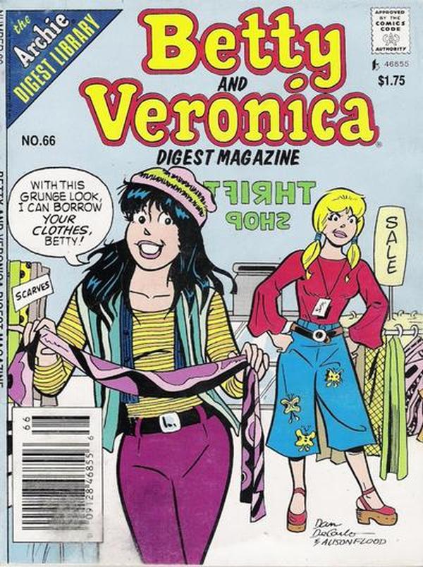 Betty and Veronica Comics Digest Magazine (1983) #66 cover