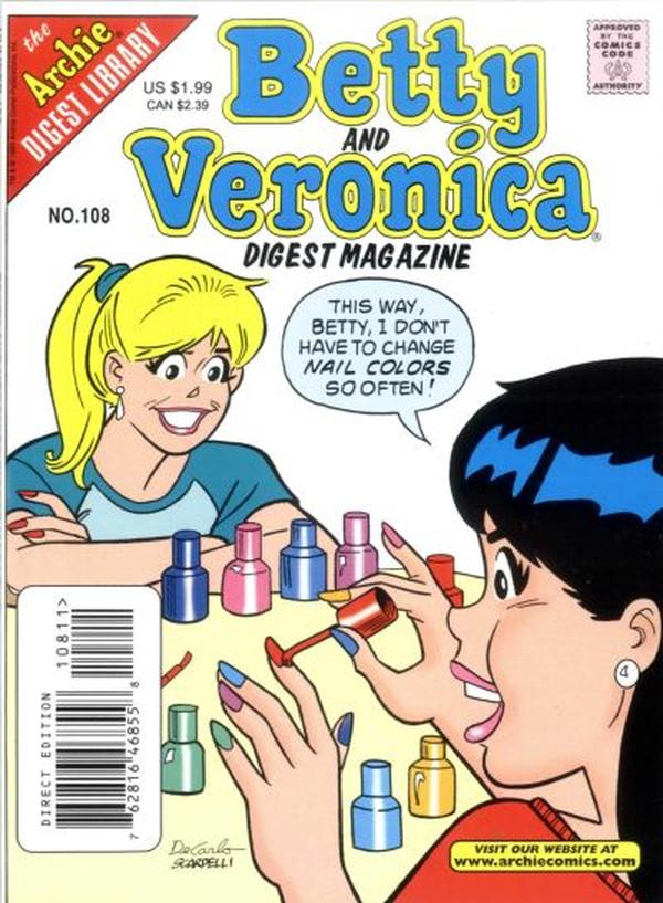 Betty and Veronica Comics Digest Magazine (1983) #108 cover