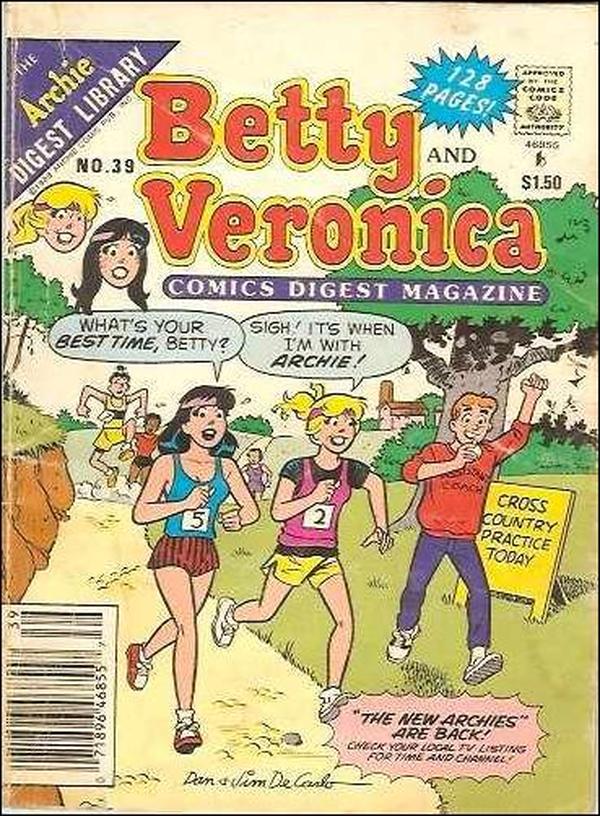 Betty and Veronica Comics Digest Magazine (1983) #39 cover