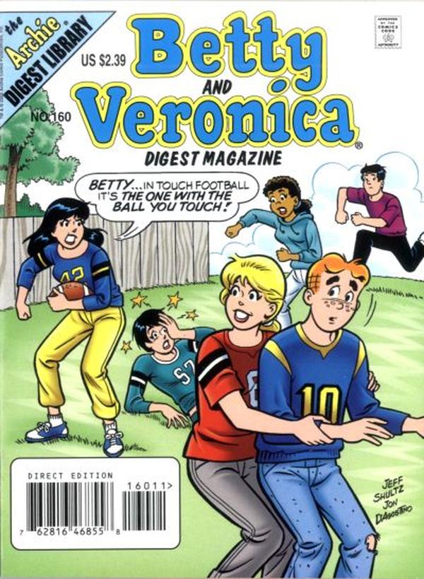 Betty and Veronica Comics Digest Magazine (1983) #160 cover