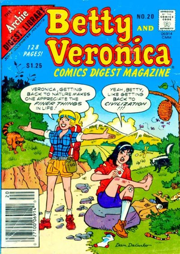 Betty and Veronica Comics Digest Magazine (1983) #20 cover