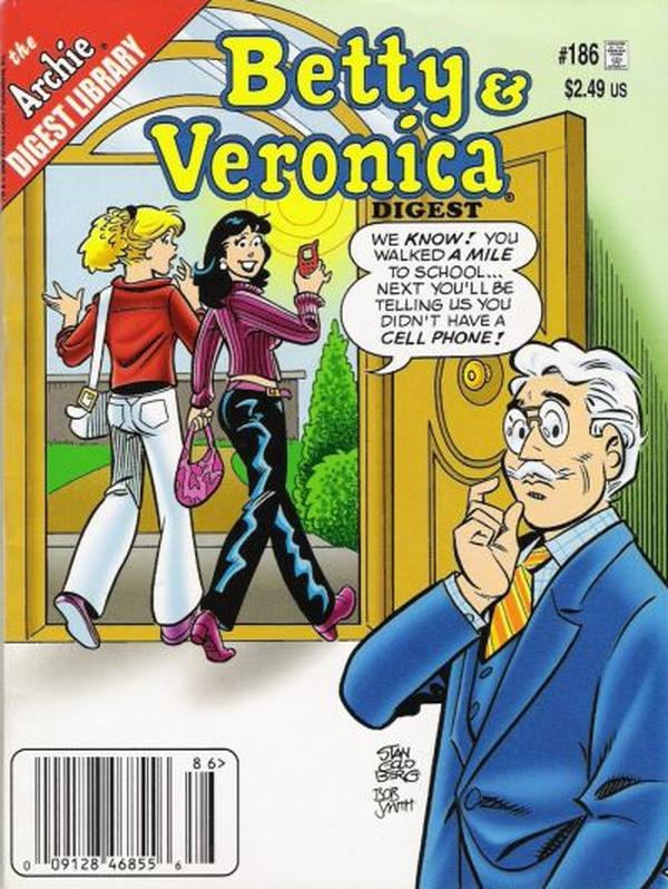Betty and Veronica Comics Digest Magazine (1983) #186 cover