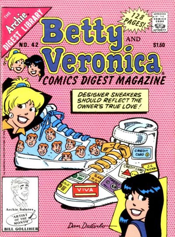Betty and Veronica Comics Digest Magazine (1983) #42 cover