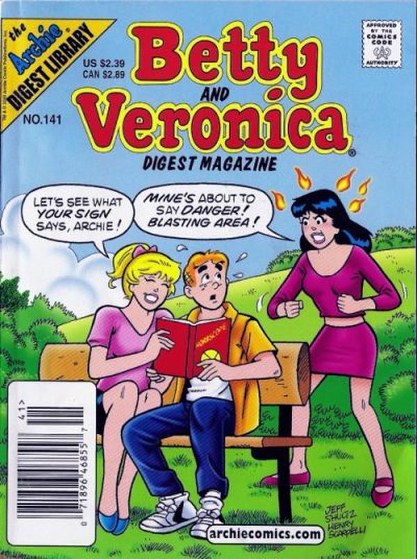 Betty and Veronica Comics Digest Magazine (1983) #141 cover