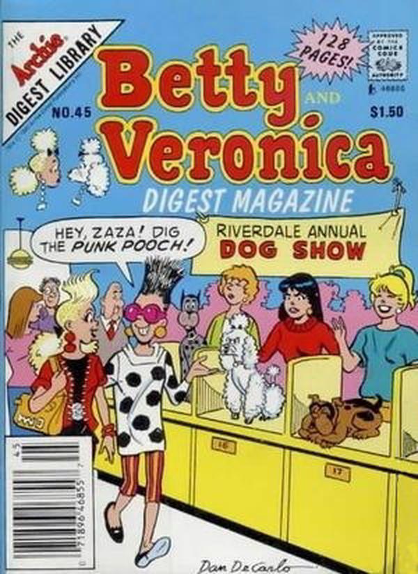 Betty and Veronica Comics Digest Magazine (1983) #45 cover