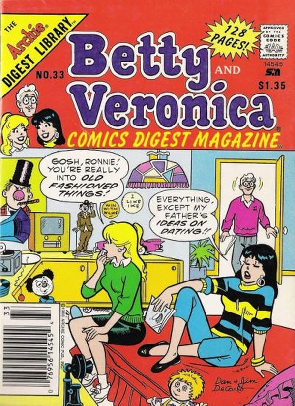 Betty and Veronica Comics Digest Magazine (1983) #33 cover