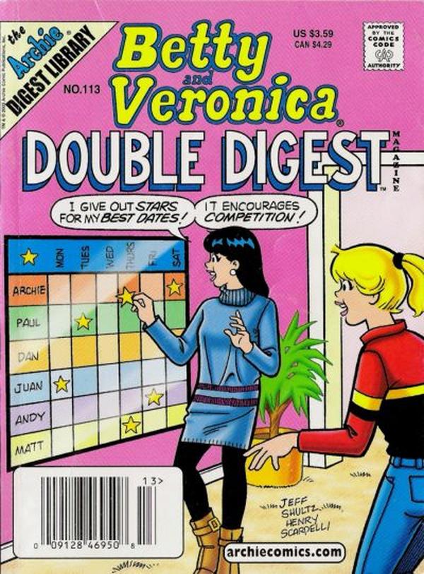 Betty & Veronica (Jumbo Comics) Double Digest #113 cover