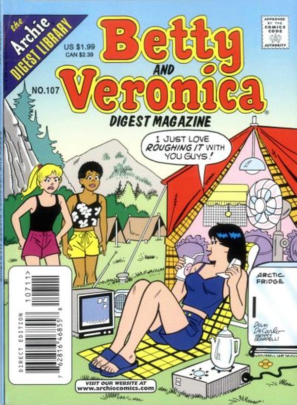Betty and Veronica Comics Digest Magazine (1983) #107 cover