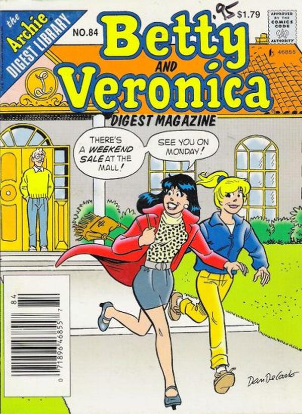 Betty and Veronica Comics Digest Magazine (1983) #84 cover
