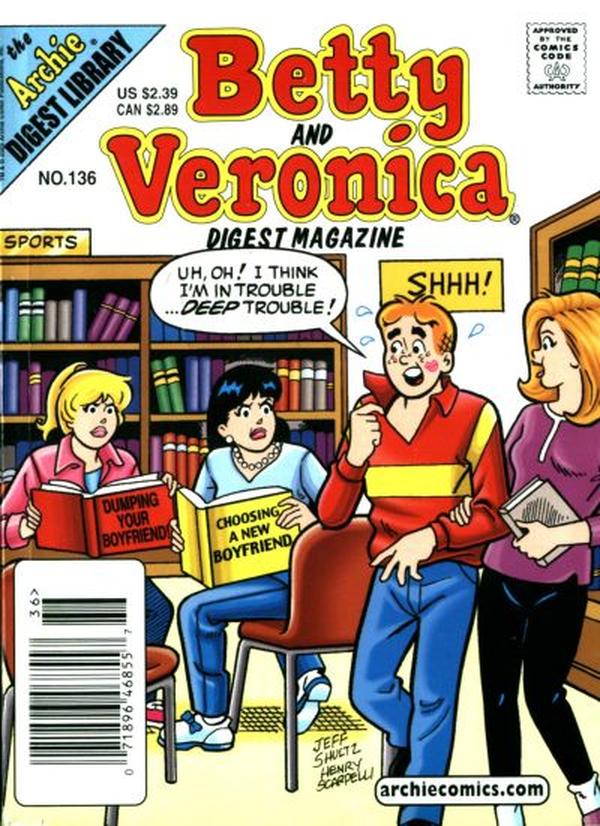 Betty and Veronica Comics Digest Magazine (1983) #136 cover