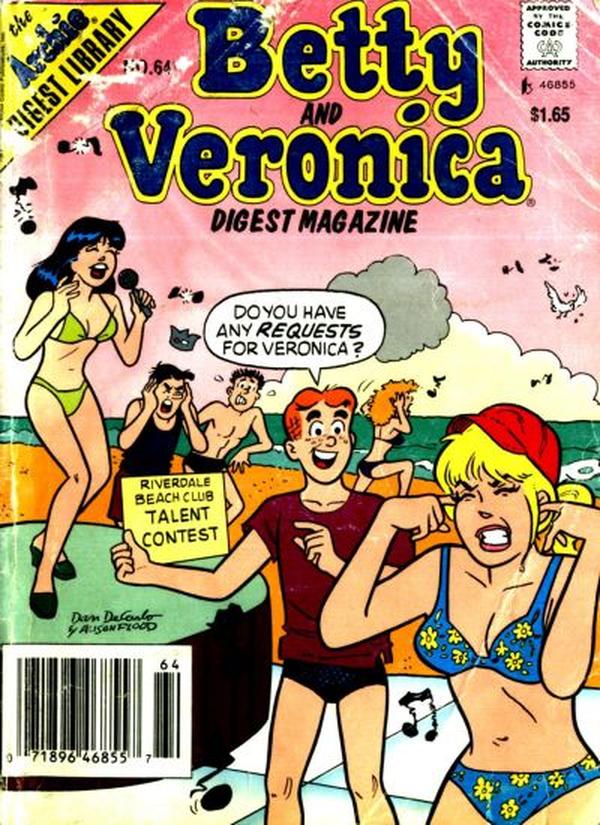 Betty and Veronica Comics Digest Magazine (1983) #64 cover