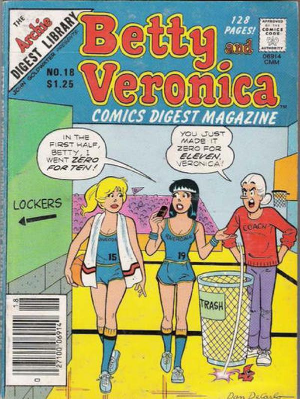 Betty and Veronica Comics Digest Magazine (1983) #18 cover