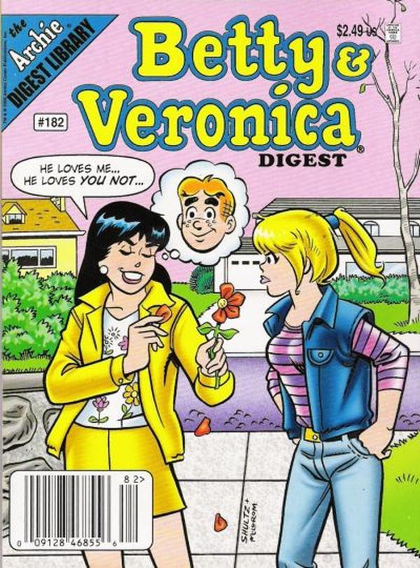 Betty and Veronica Comics Digest Magazine (1983) #182 cover