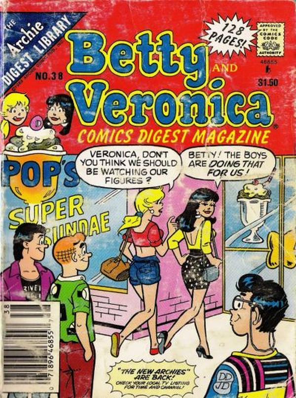 Betty and Veronica Comics Digest Magazine (1983) #38 cover