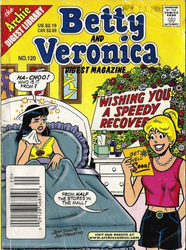 Betty and Veronica Comics Digest Magazine (1983) #120 cover