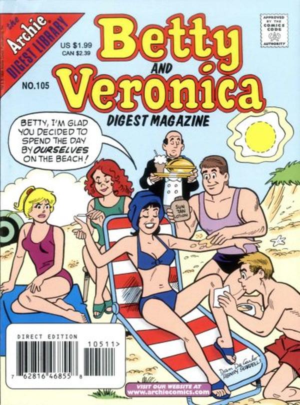 Betty and Veronica Comics Digest Magazine (1983) #105 cover