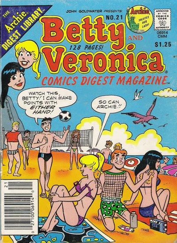 Betty and Veronica Comics Digest Magazine (1983) #21 cover