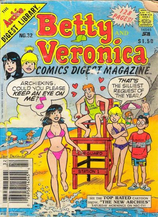 Betty and Veronica Comics Digest Magazine (1983) #32 cover