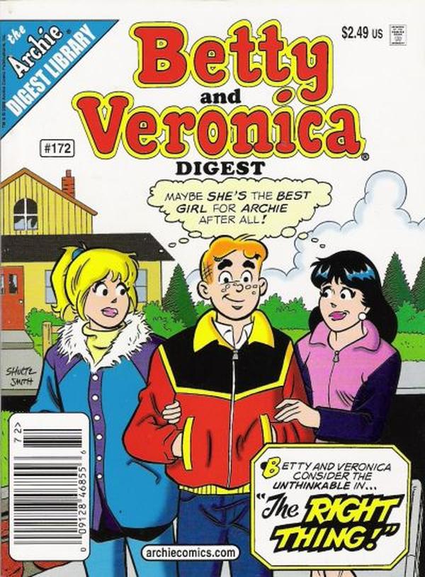 Betty and Veronica Comics Digest Magazine (1983) #172 cover