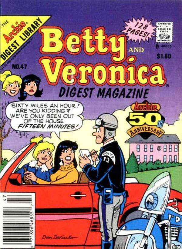 Betty and Veronica Comics Digest Magazine (1983) #47 cover